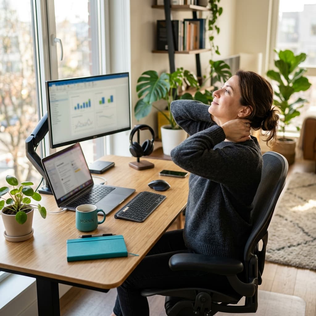 Masa Başı Çalışanlar İçin Boyun Düzleşmesi Rehberi
